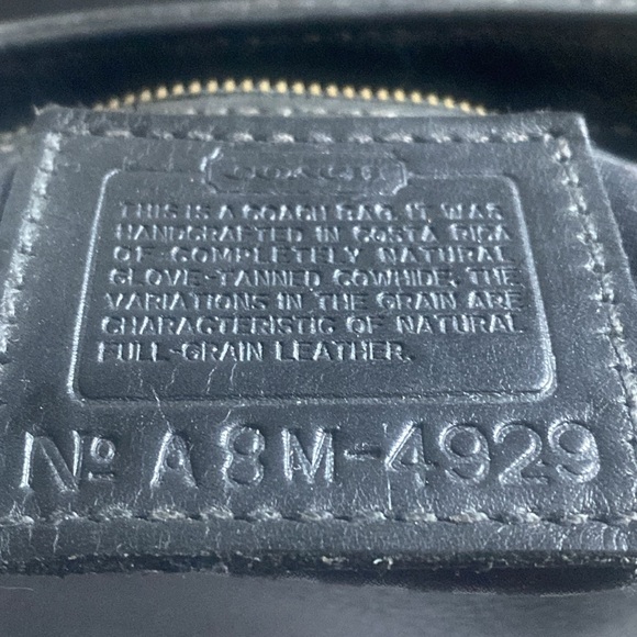 Coach - Sleek Black Crossbody Bag - Picture 3 of 4